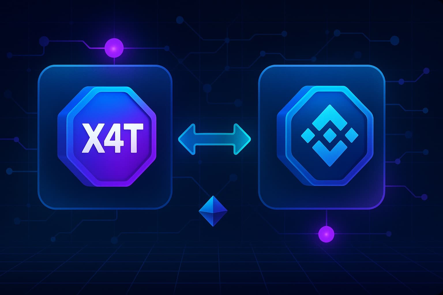 Exchange de criptomonedas X4T impulsado por la tecnología Binance Smart Chain