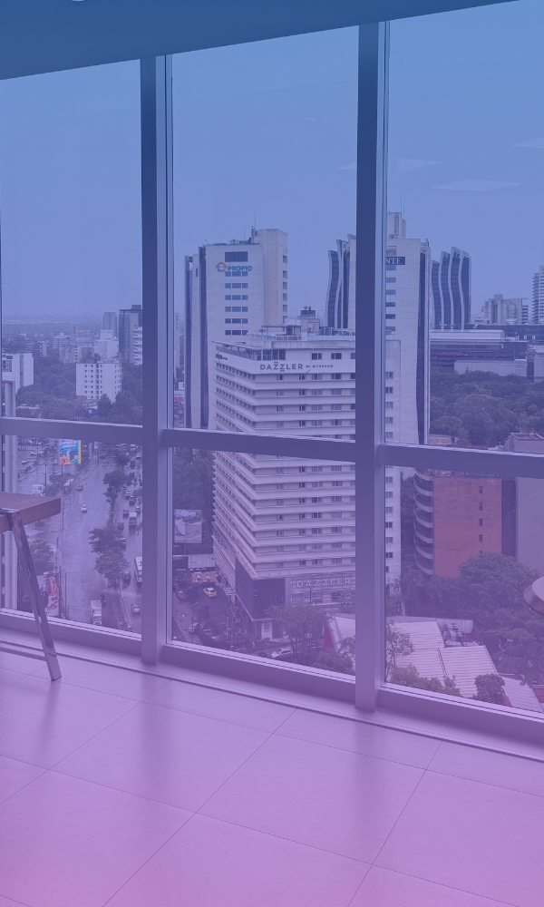 X4T Office in Asunción, Paraguay - Customer support area with multilingual assistance